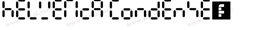 Helvetica Condense字体字体转换